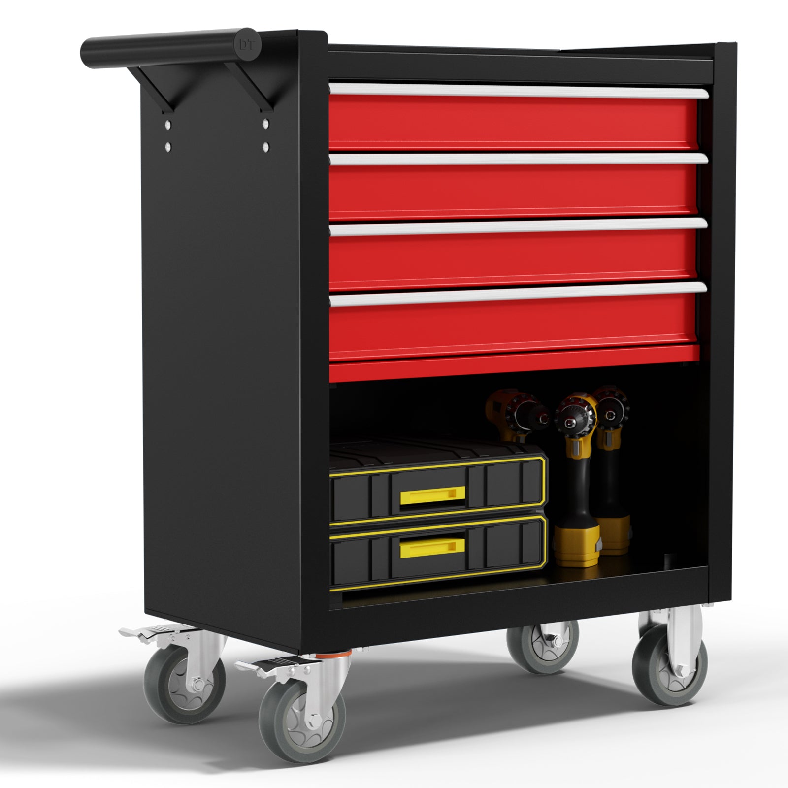 RaDEWAY Rolling Tool Box with 4 Drawers