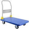 Foldable Push Hand Cart  with 360 Degree Swivel Wheels