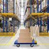 Foldable Push Hand Cart  with 360 Degree Swivel Wheels