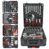 Hand Tool Box with 4 Layers of Tool set and Wheels
