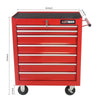 7 DRAWERS MULTI-FUNCTIONAL TOOL CART WITH WHEELS