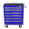 7 DRAWERS MULTI-FUNCTIONAL TOOL CART WITH WHEELS