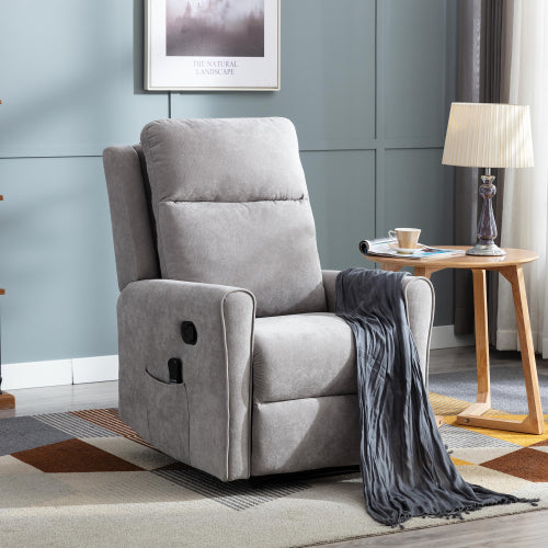 Massage Recliner with 12 Massage Nodes Function-Easy Lounge, Reclining Lounge Ch - Image 4