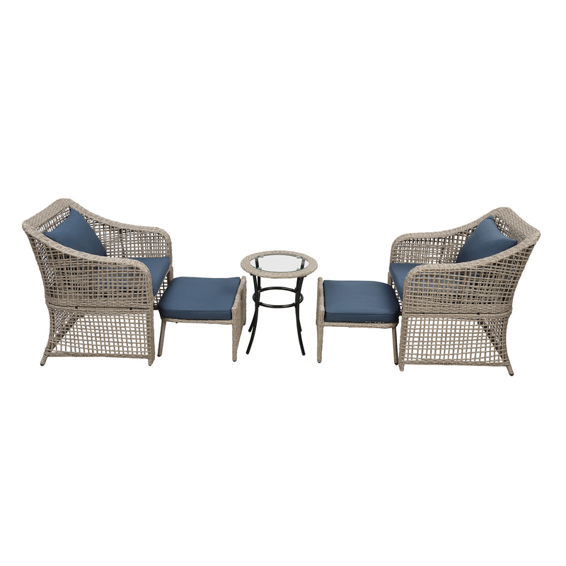 Radeway 5-piece Outdoor Conversation Set Patio Furniture - Image 21