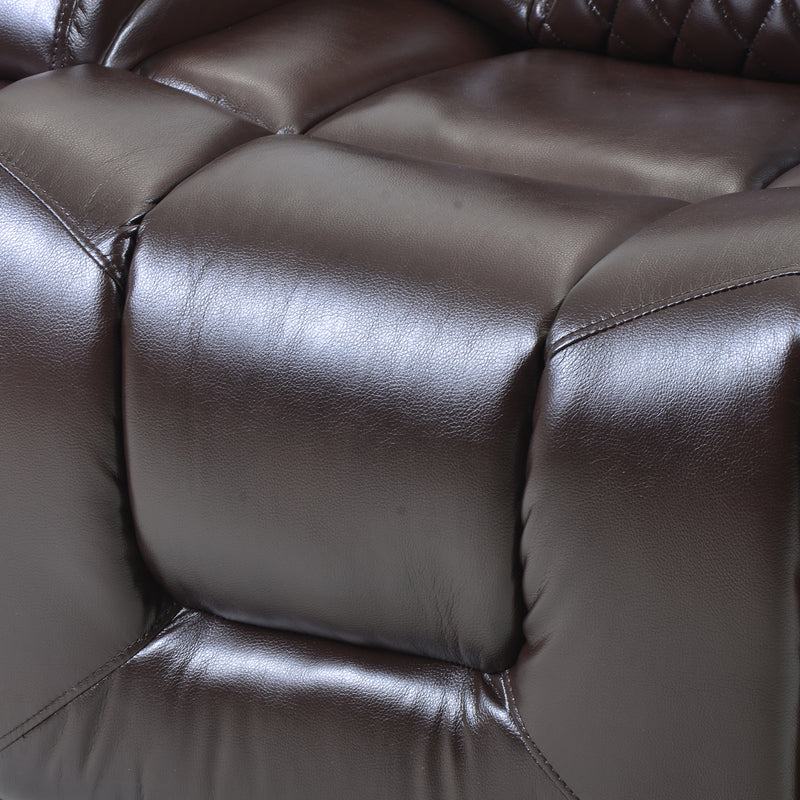 Power Motion Recliner with USB Charge Port and Cup Holder -PU Lounge chair for L - Image 15