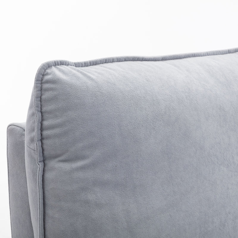 Recliner Chair with Padded Seat Microfiber Manual Reclining Sofa for Bedroom & L - Image 5