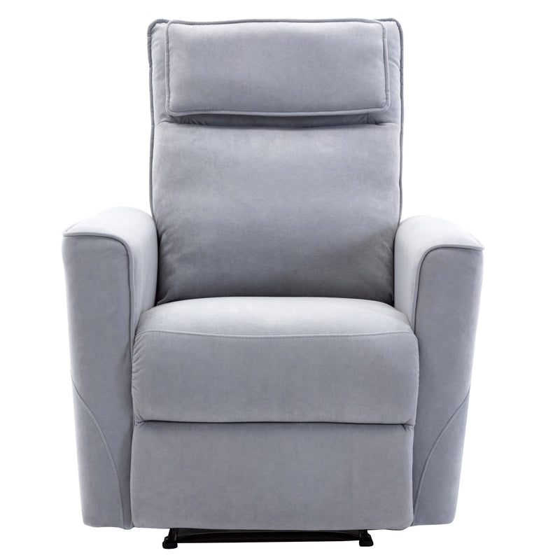 Recliner Chair with Padded Seat Microfiber Manual Reclining Sofa for Bedroom & L - Image 8