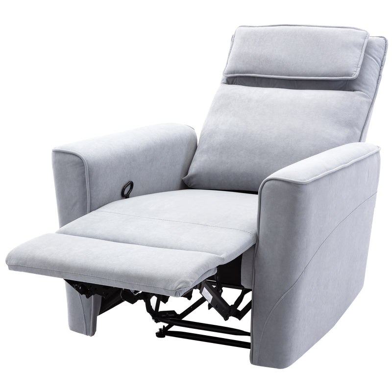 Recliner Chair with Padded Seat Microfiber Manual Reclining Sofa for Bedroom & L - Image 10