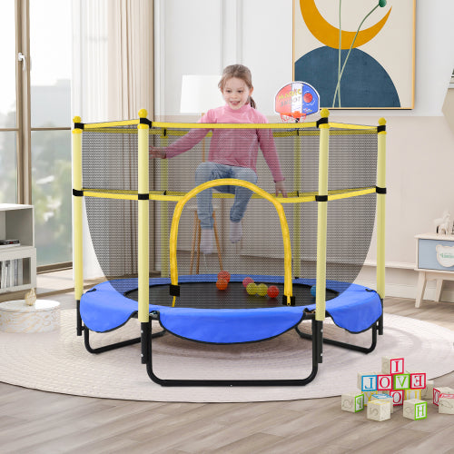 Radeway 5FT Trampoline with Basketball Hoop for Fun - Image 10