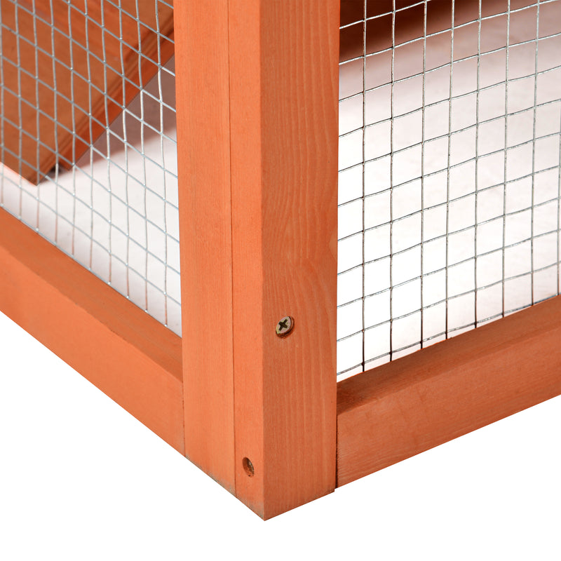 TOPMAX 70-Inch Wood Rabbit Hutch Outdoor Pet - Image 18