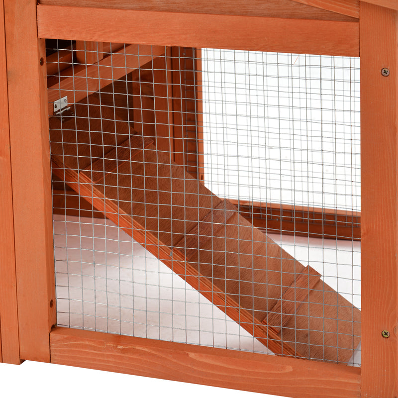 TOPMAX 70-Inch Wood Rabbit Hutch Outdoor Pet - Image 24