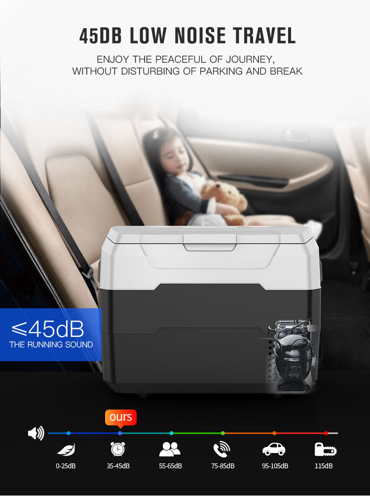 Car Fridge Portable Freezer Cooler with 12/24V DC - Image 5