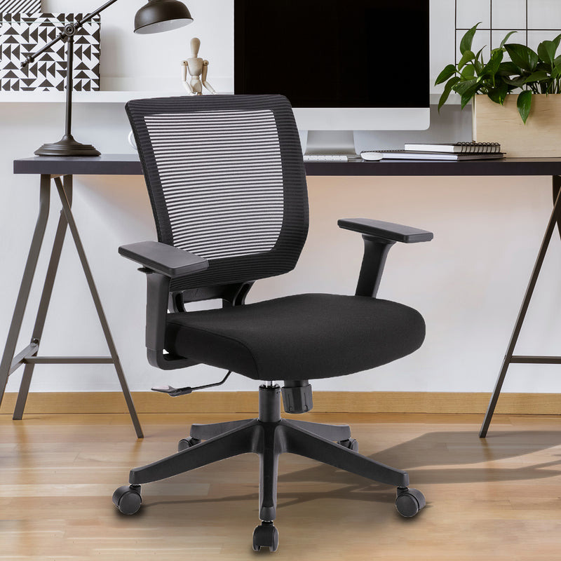 Ergonomic Mesh Task Chair - Side View
