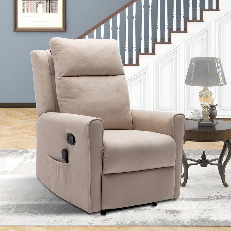 Massage Recliner with 12 Massage Nodes Function-Easy Lounge, Reclining Lounge Ch - Image 7