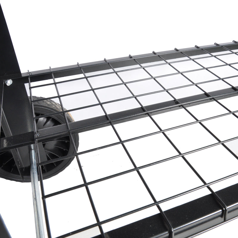 Mobile Metal Raised Garden Bed Cart with Legs - Image 17