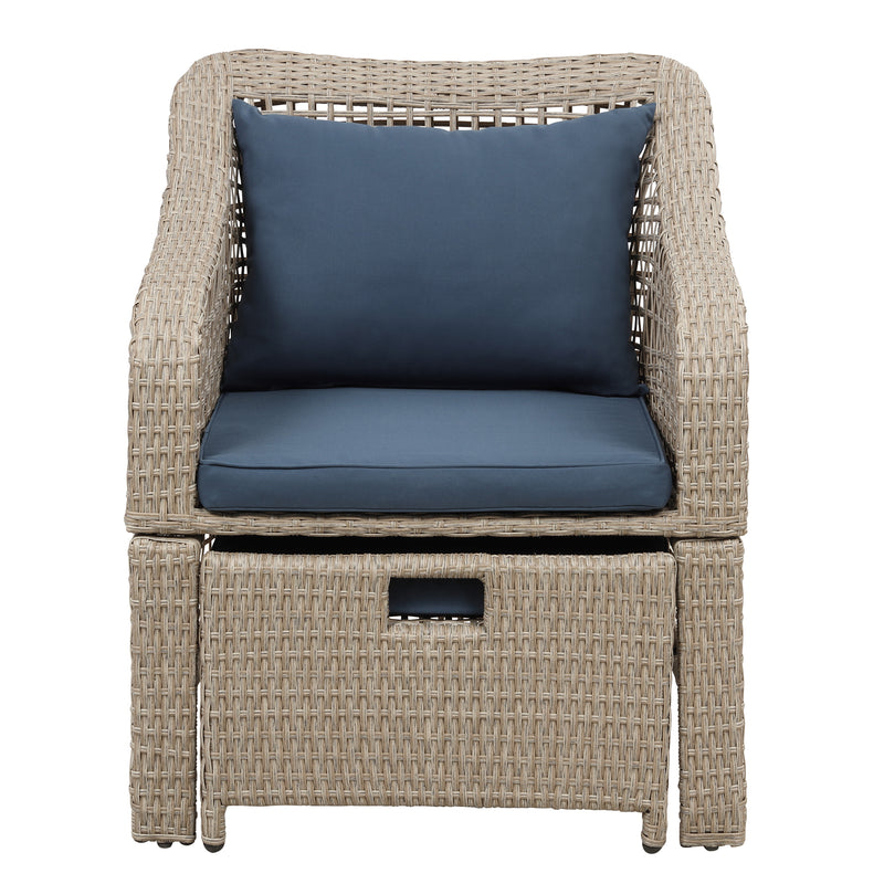 Radeway 5-piece Outdoor Conversation Set Patio Furniture - Image 8