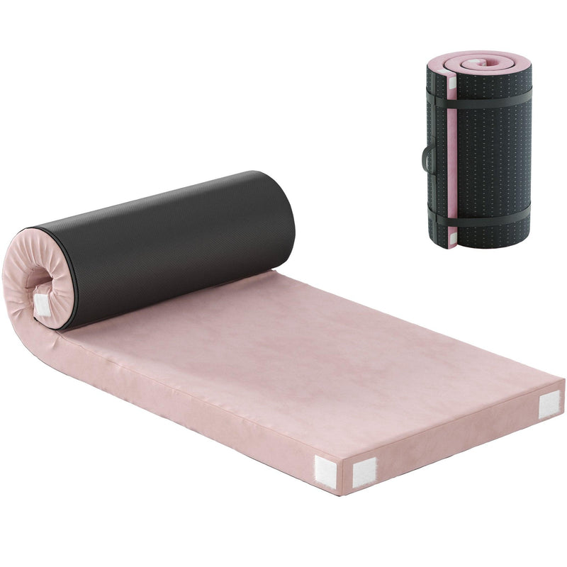 Memory Portable Roll up Sleeping Mat with Storage Bag - Front View