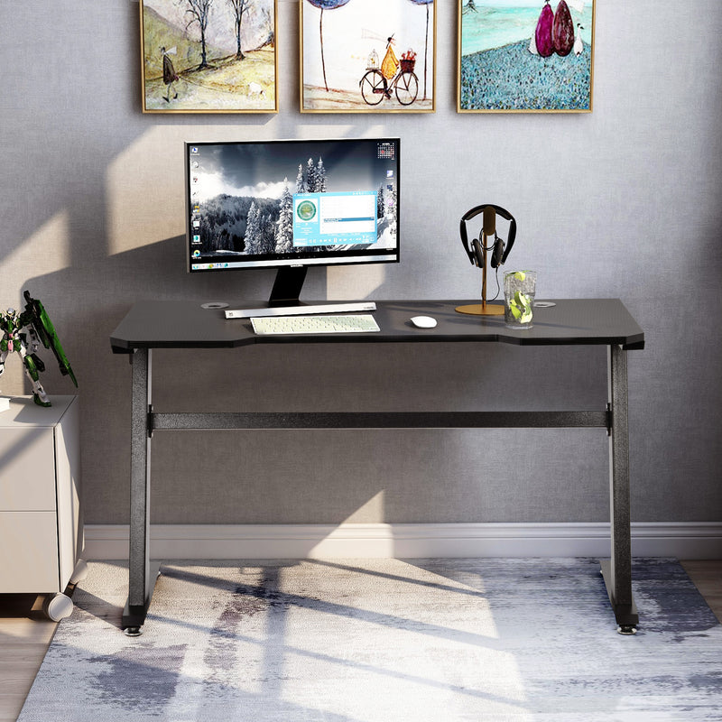 home office PC play station Gaming Desk heavy duty steel legs with carbon fiber - Image 9