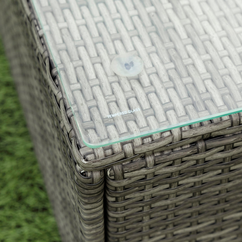 Radeway 4 Piece Patio Sectional Wicker Rattan Outdoor Furniture - Image 28
