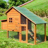 TOPMAX Pet Rabbit Hutch Wooden House Chicken Coop for Small Animals