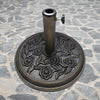 Outdoor Umbrella Base Patio Umbrella Stand Garden Heavy Duty Resin