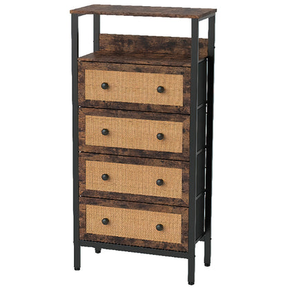 4-drawer dresser with shelf
