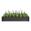 Metal Rectangle Raised Planter for Flowers Plants