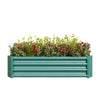 Metal Rectangle Raised Planter for Flowers Plants