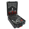 Hand Tool Box with 4 Layers of Tool set and Wheels