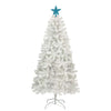 RaDEWAY Artificial Christmas Tree with LED Lights and Bendable Branches