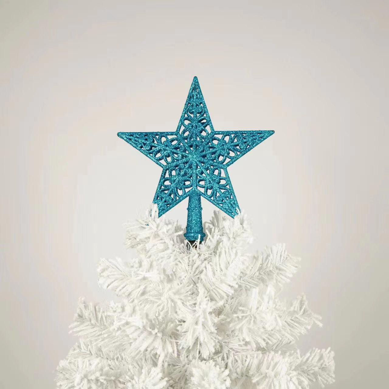 RaDEWAY Artificial Christmas Tree with LED Lights and Bendable Branches