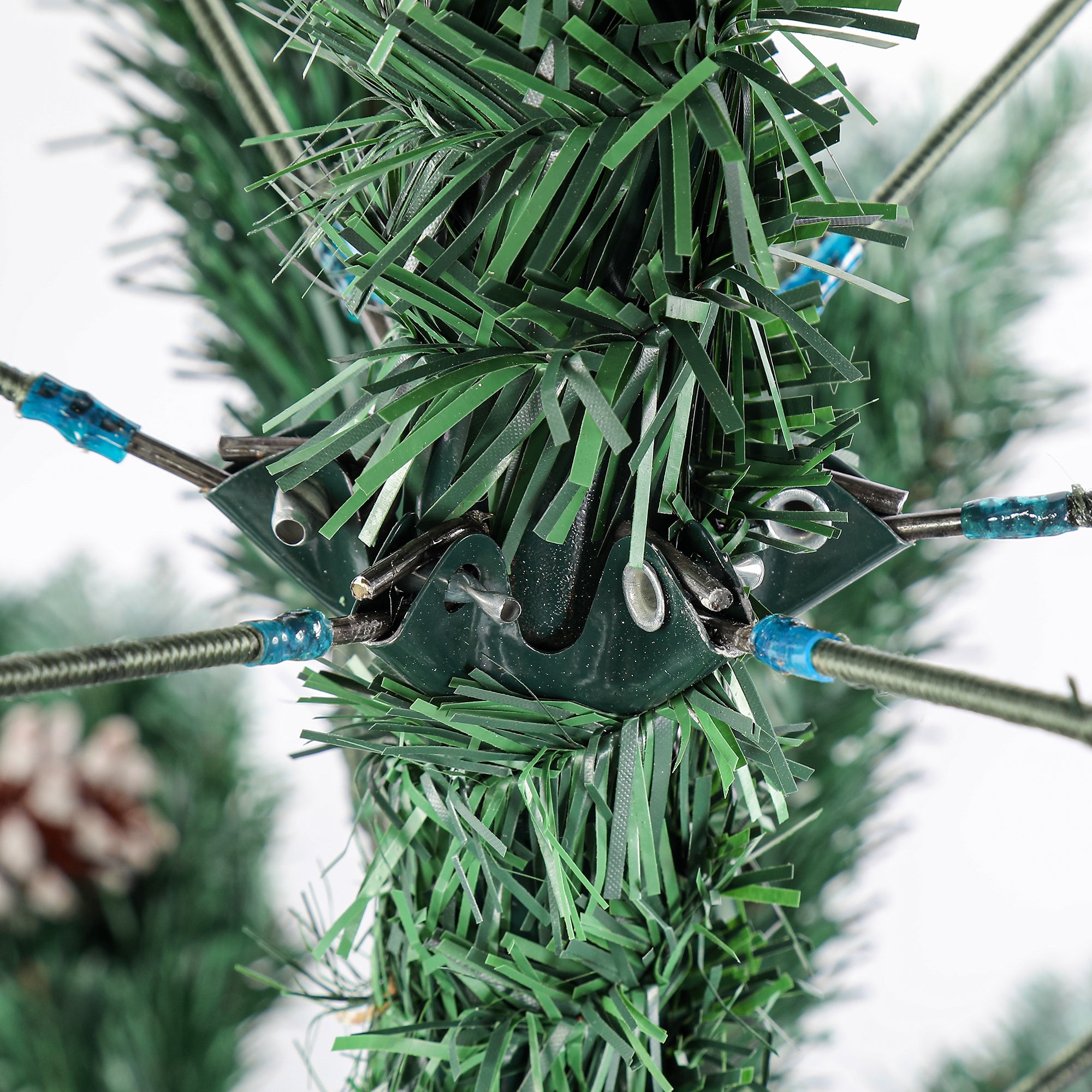 RaDEWAY Christmas Tree Artificial Full Xmas Trees with LED