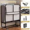 Folding Bed with Mattress - 75" X 31"