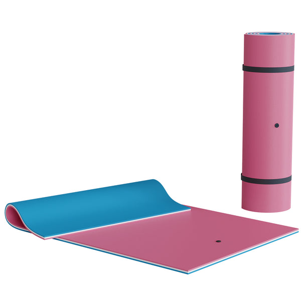 3-Layer Foam Floating Water Pad for Pool Lake - 9ft &