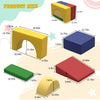 5PCs Soft Foam Climbing Blocks Play Blocks Set for Toddlers 1-3 Indoor