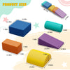 5PCs Soft Foam Climbing Blocks Play Blocks Set for Toddlers 1-3 Indoor