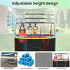 55-Inch Kids Trampoline with Enclosure and Basketball