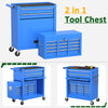 8-Drawer Tool Chest with Top Box and Lock - Workshop