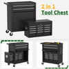 8-Drawer Tool Chest with Top Box for Garage Storage