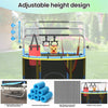 55-Inch Toddler Trampoline with Safety Net - Indoor