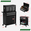 8-Drawer Tool Chest with Top Box for Garage Storage