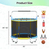 55-Inch Toddler Trampoline with Safety Net - Indoor
