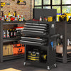 8-Drawer Tool Chest with Top Box for Garage Storage