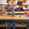 60-Inch Workbench with Drawers and Wheels - Steel