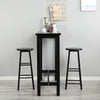 Industrial Dining Table with Solid Metal Frame Multifunctional Desk