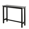 Industrial Dining Table with Solid Metal Frame Multifunctional Desk