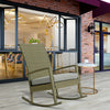RaDEWAY Garden rocking chair Rattan chair