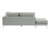 RaDEWAY Leisure Armrest Right Suede Sofa