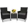 Patio Furniture Set 3 Pieces Outdoor Rattan Chair