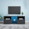 Modern Minimalist TV Cabinet Living Room with 20 colors LED Lights,TV Stand Entertainment Center  Modern High-Gloss LED TV Cabinet, Simpleness Creative Furniture TV Cabinet